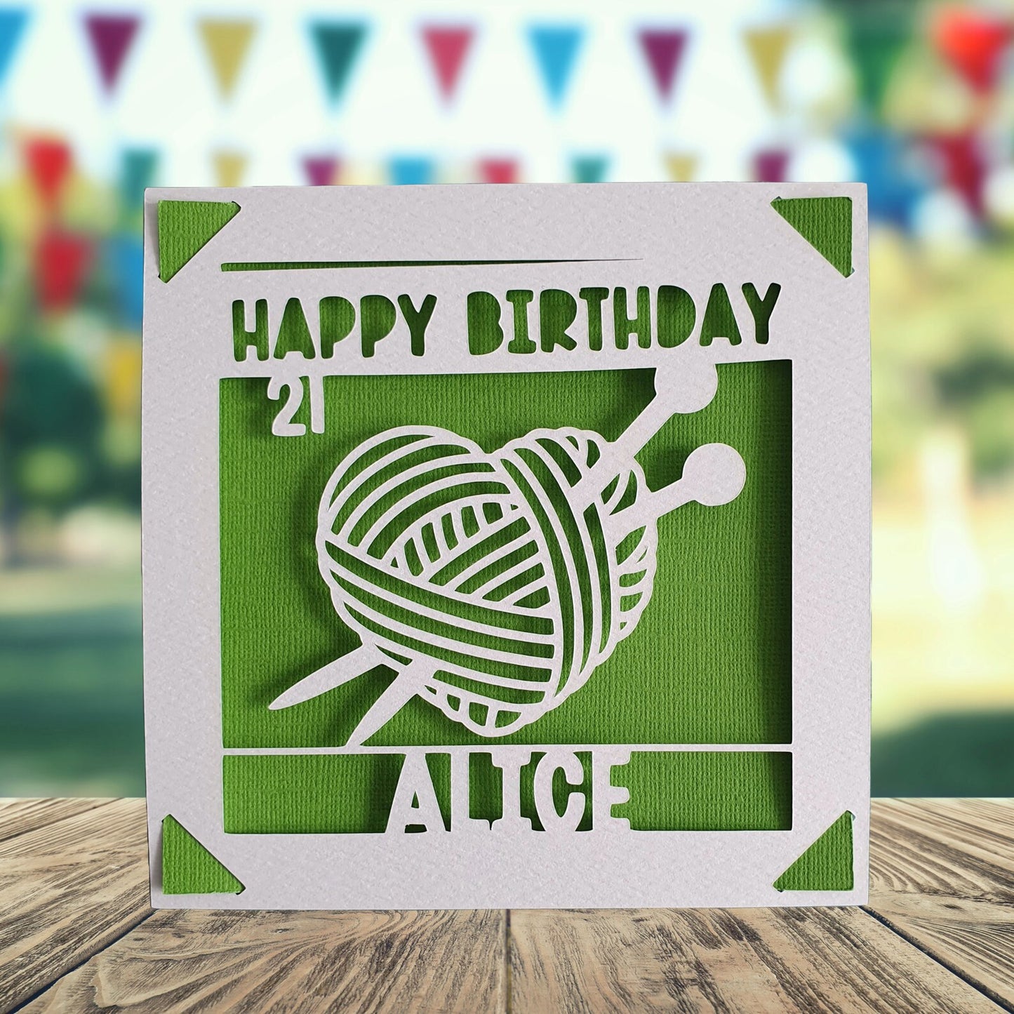 Crochet Birthday Card