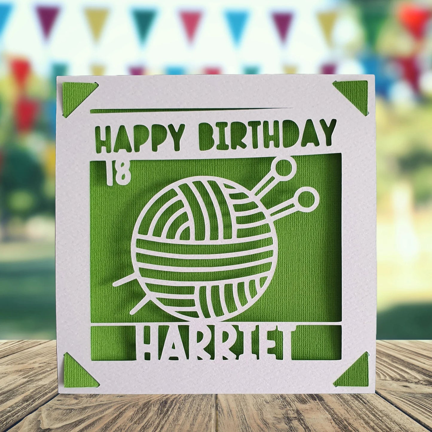 Knitting Birthday Card