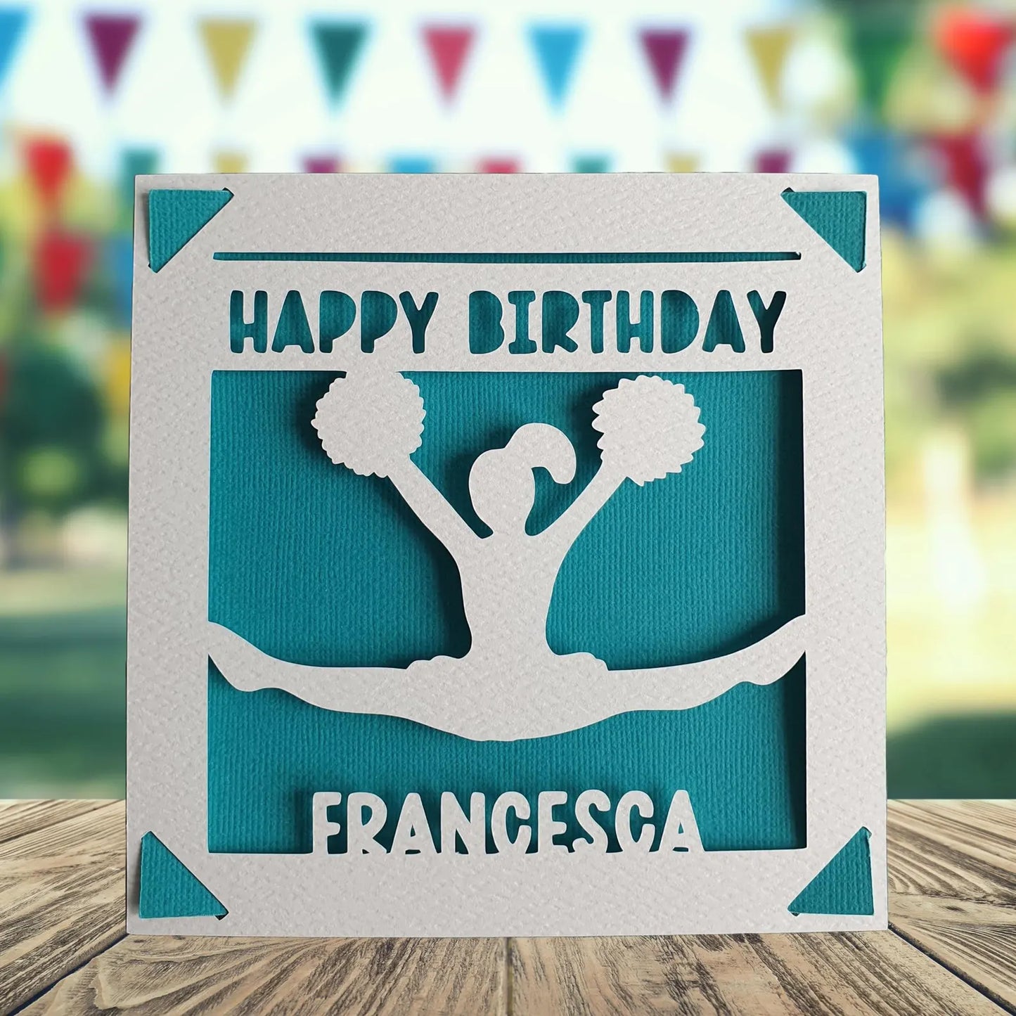 Personalised Birthday Card for Cheerleader