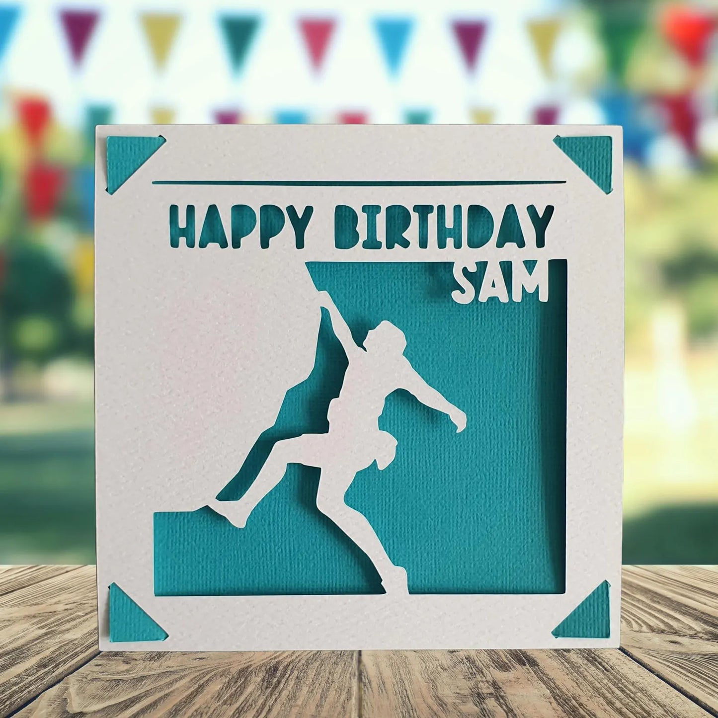 Mountain Climbing Birthday Card