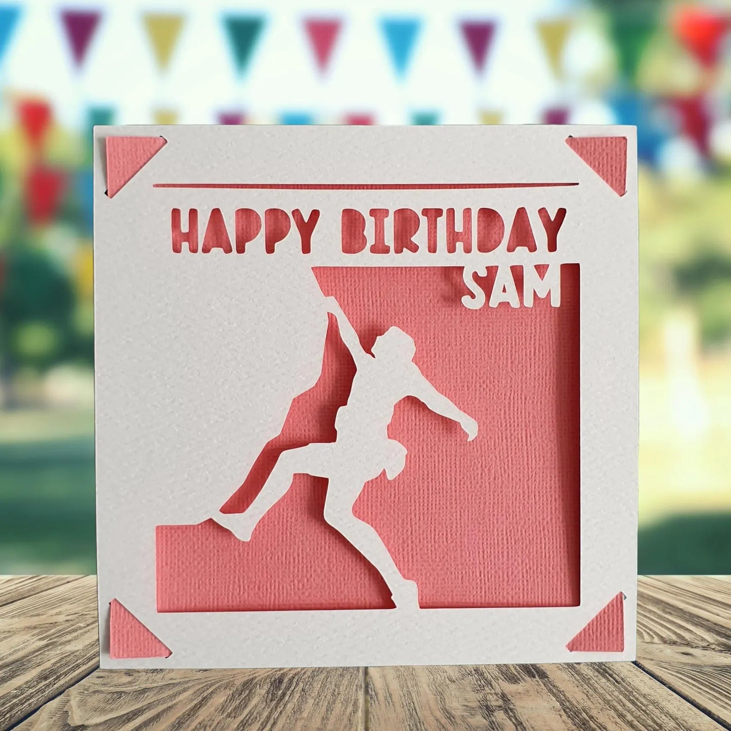 Mountain Climbing Birthday Card