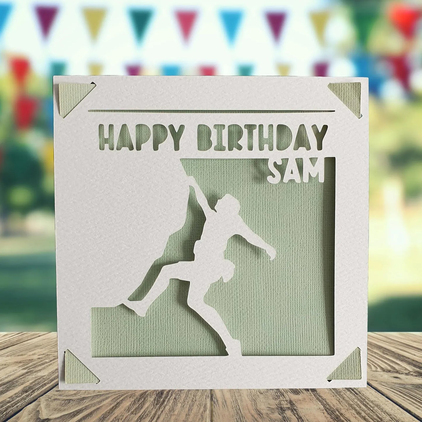 Mountain Climbing Birthday Card
