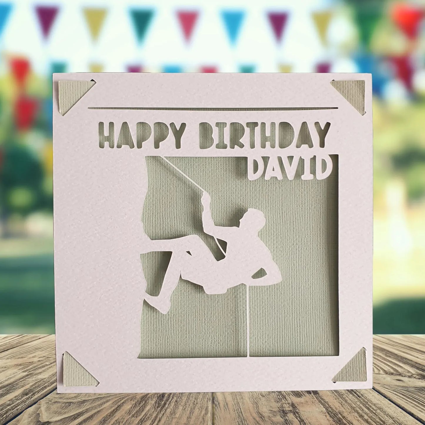 Mountain Climber Birthday Card