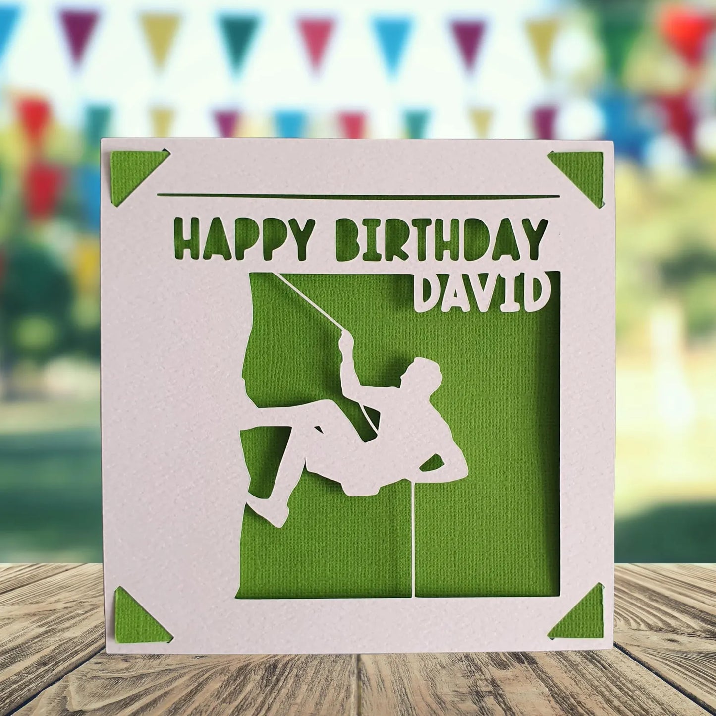 Mountain Climber Birthday Card