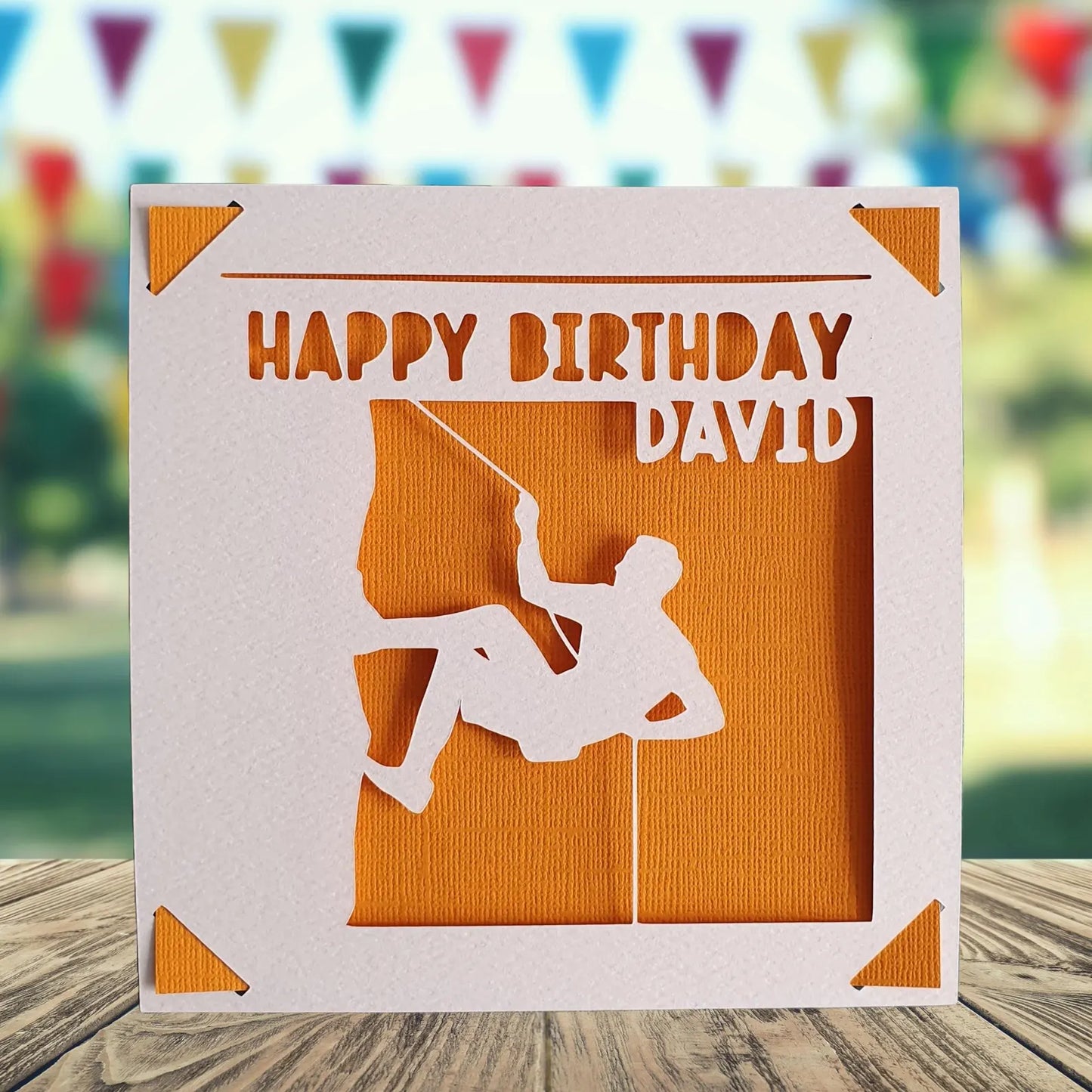 Mountain Climber Birthday Card