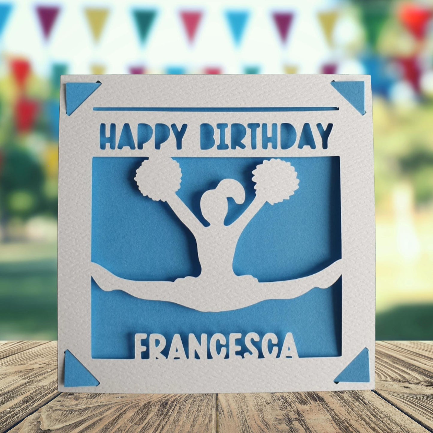Personalised Birthday Card for Cheerleader