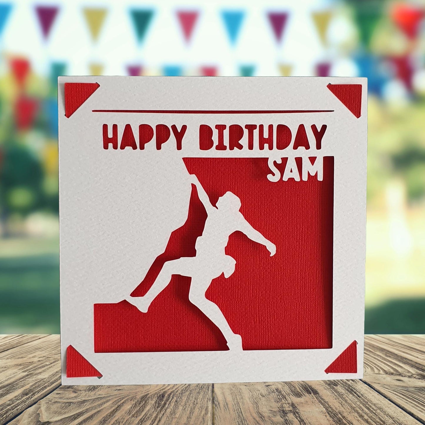 Mountain Climbing Birthday Card