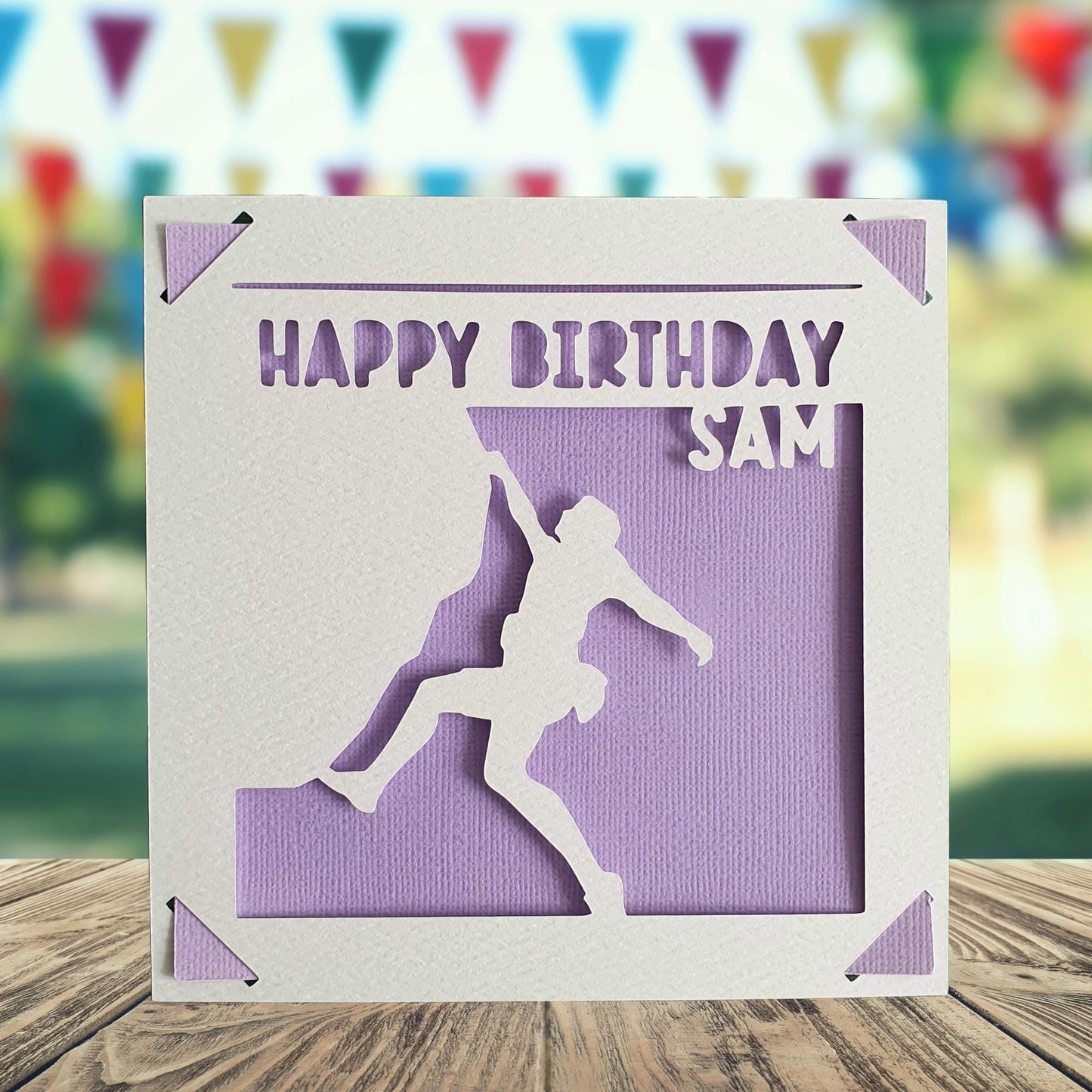 Mountain Climbing Birthday Card