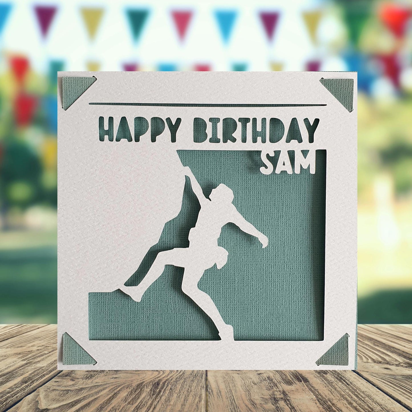 Mountain Climbing Birthday Card