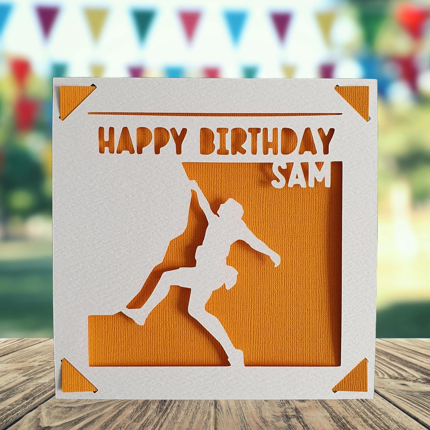 Mountain Climbing Birthday Card