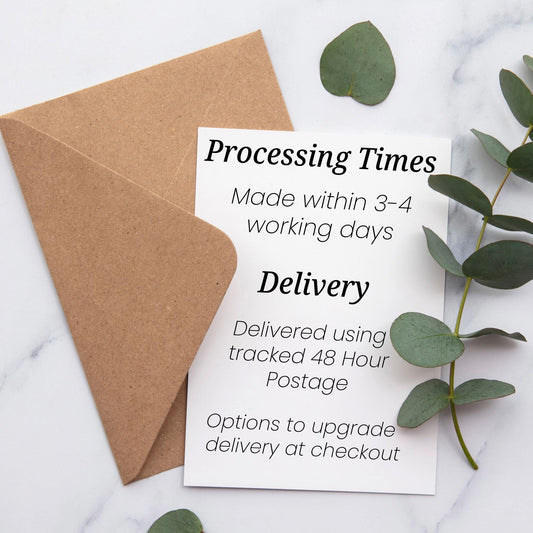 Floral Wedding Menu