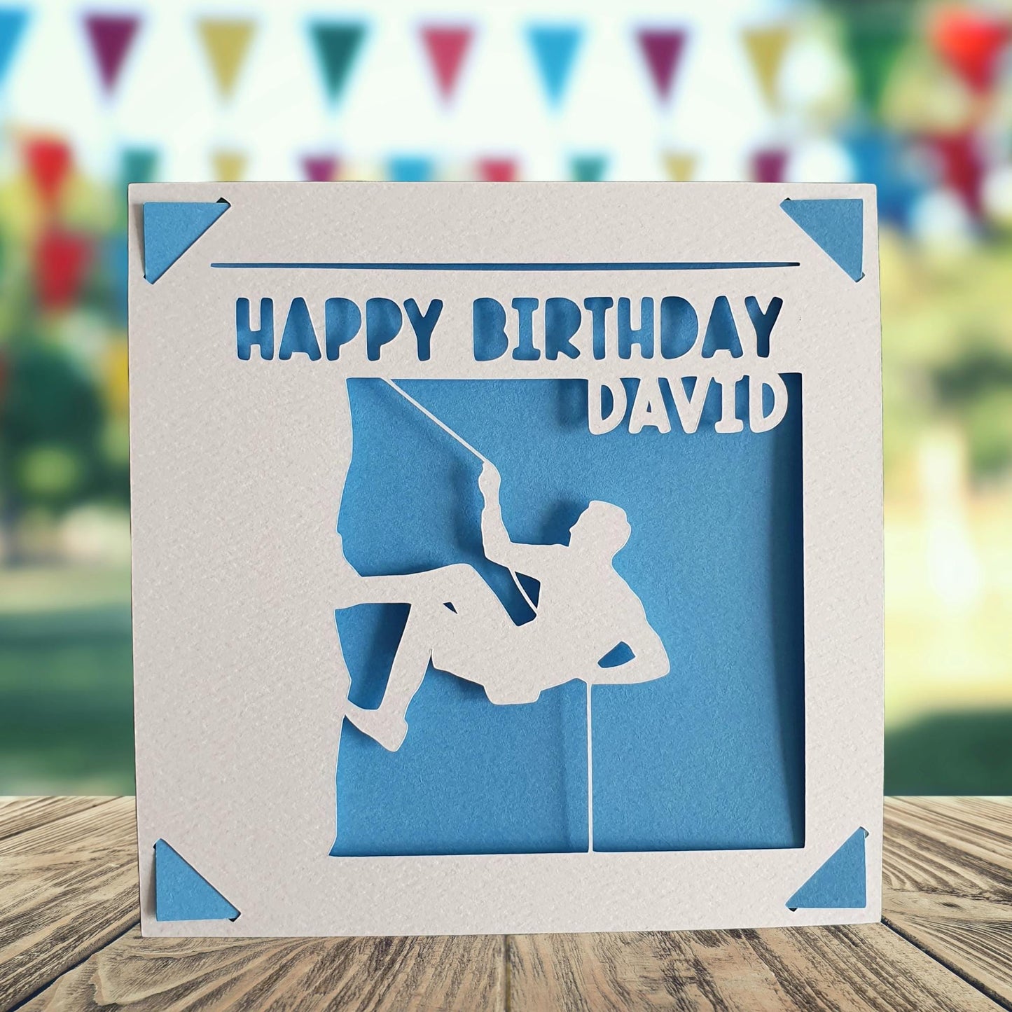 Mountain Climber Birthday Card