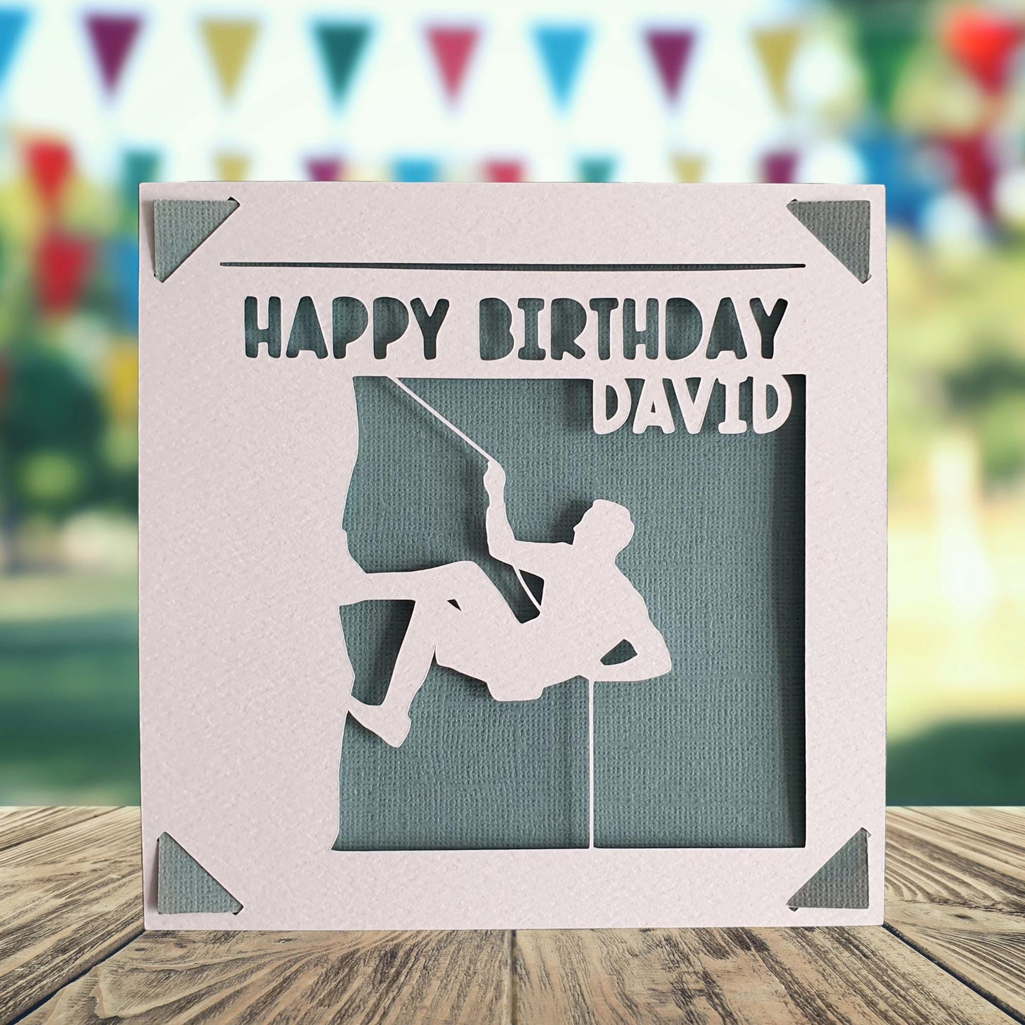 Mountain Climber Birthday Card
