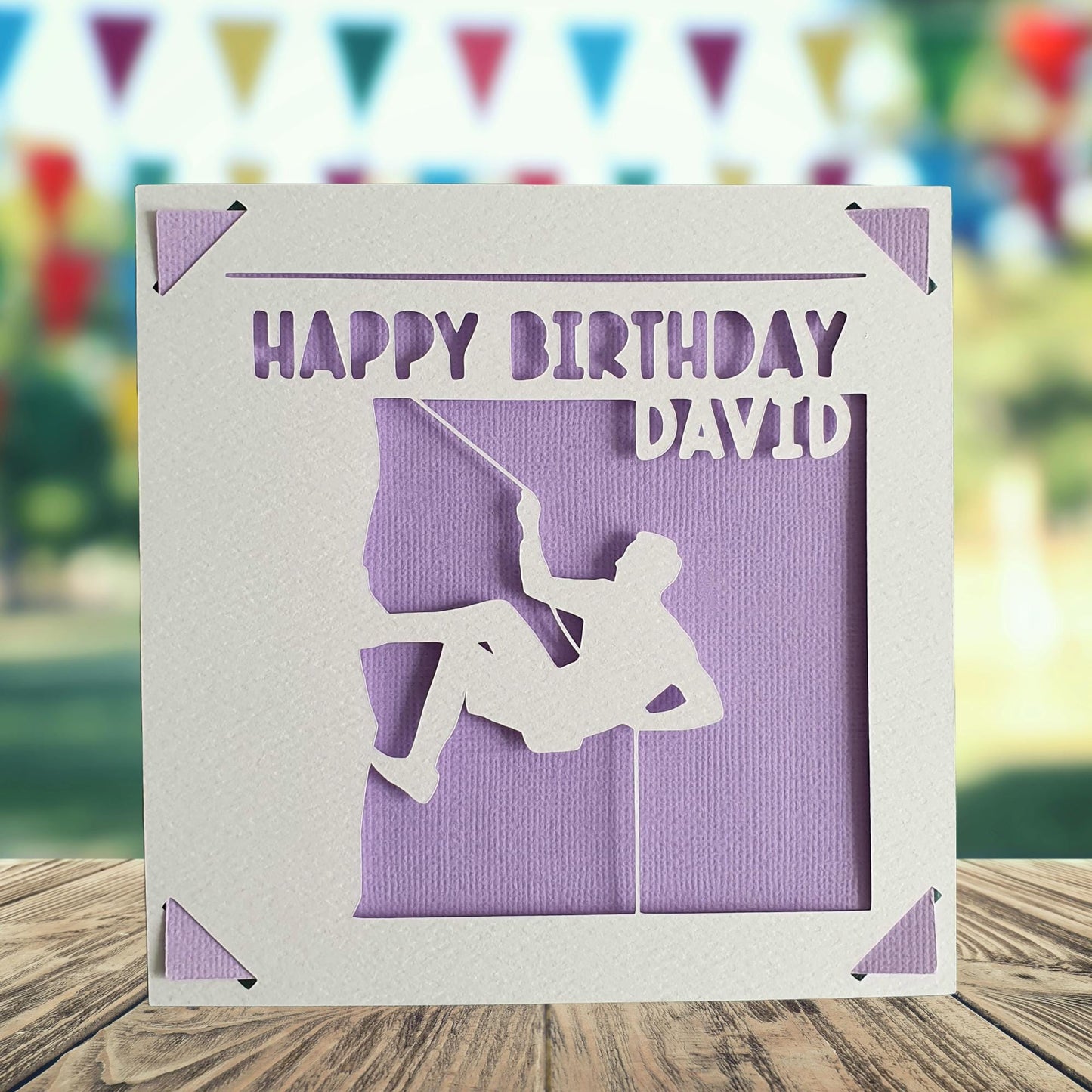 Mountain Climber Birthday Card