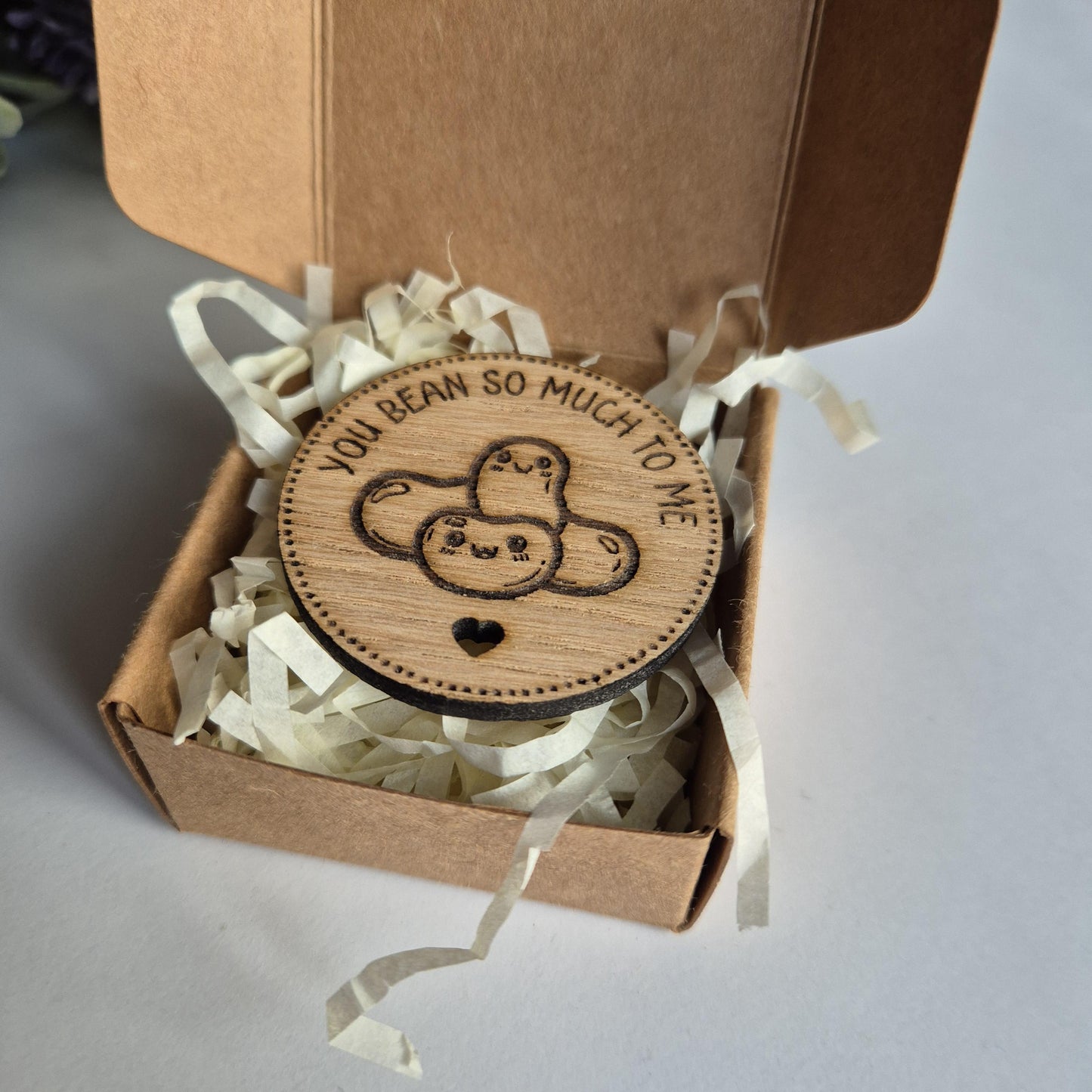 'You Bean So Much to Me' - Wooden Token