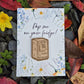 Fridge Save the Date Wooden Magnet