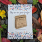 Calendar Wooden Save the Date Magnet