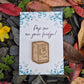 Fridge Save the Date Wooden Magnet