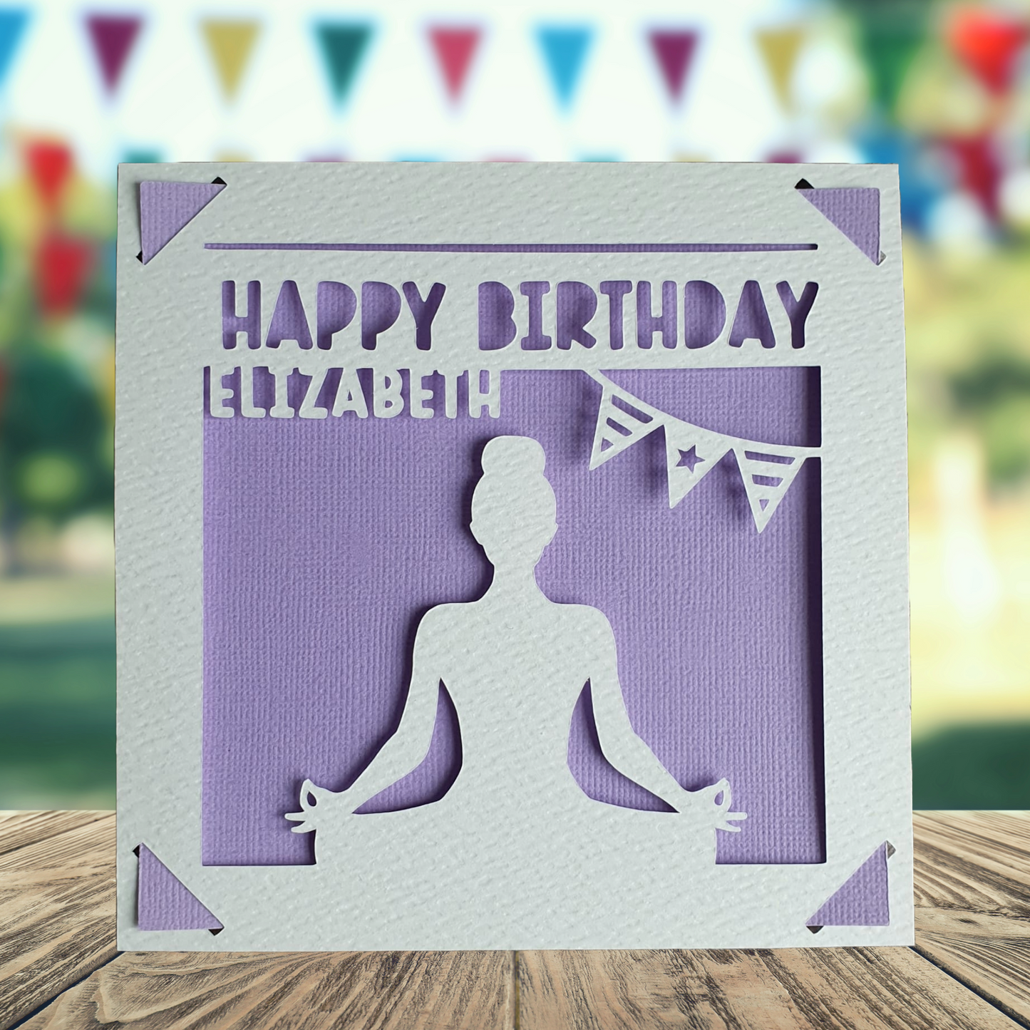 Meditation Personalised Birthday Card