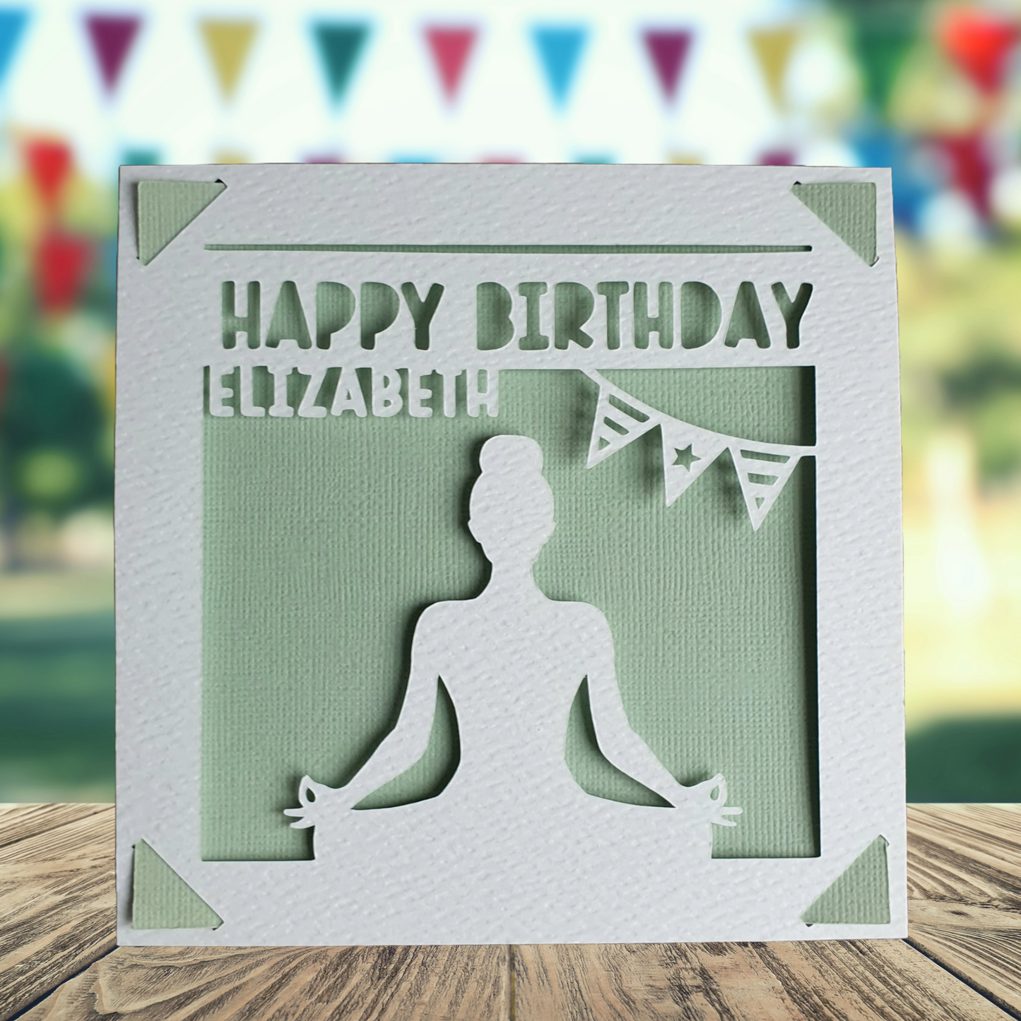 Meditation Personalised Birthday Card