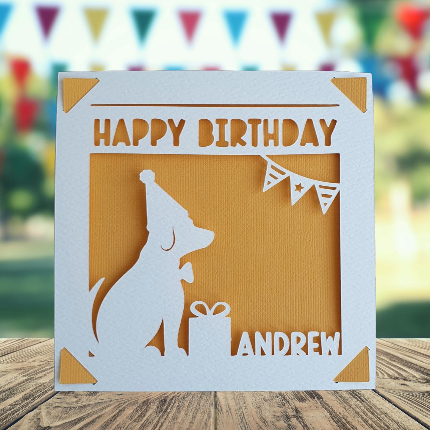 Personalised Dog Birthday Card