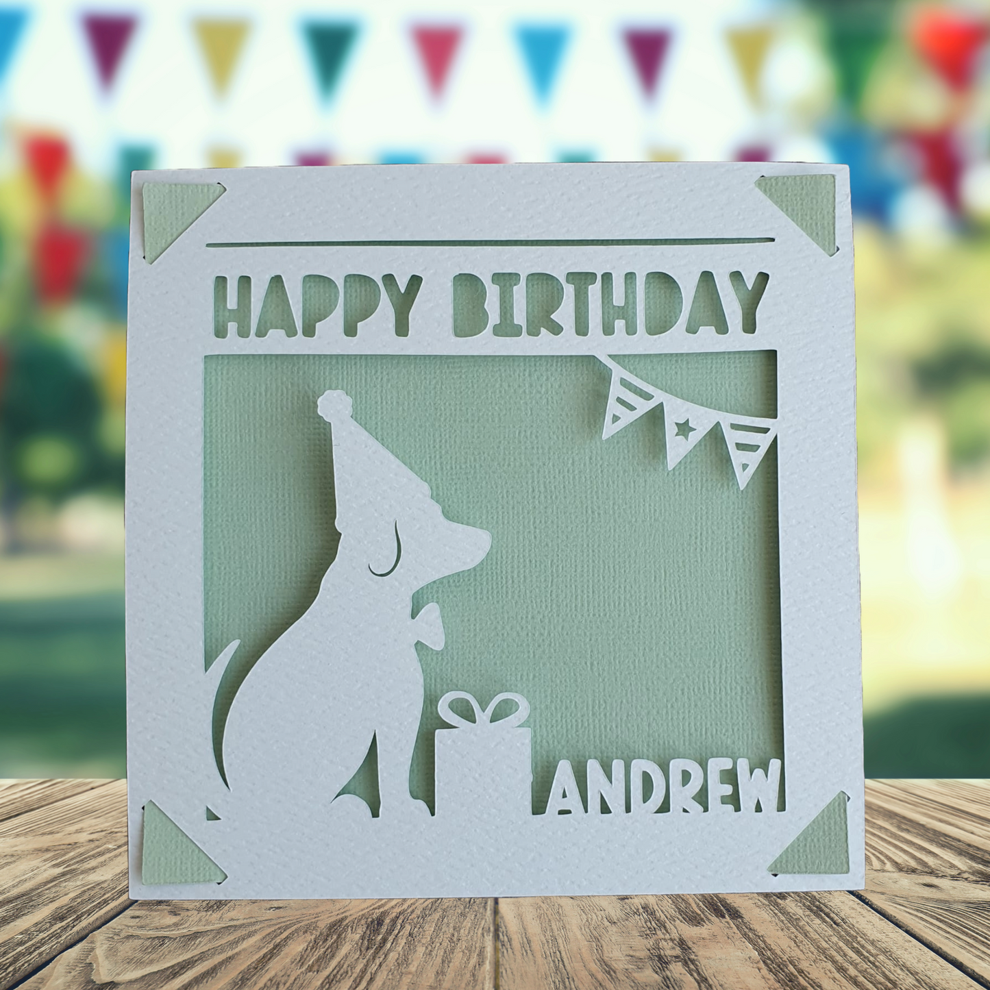 Personalised Dog Birthday Card