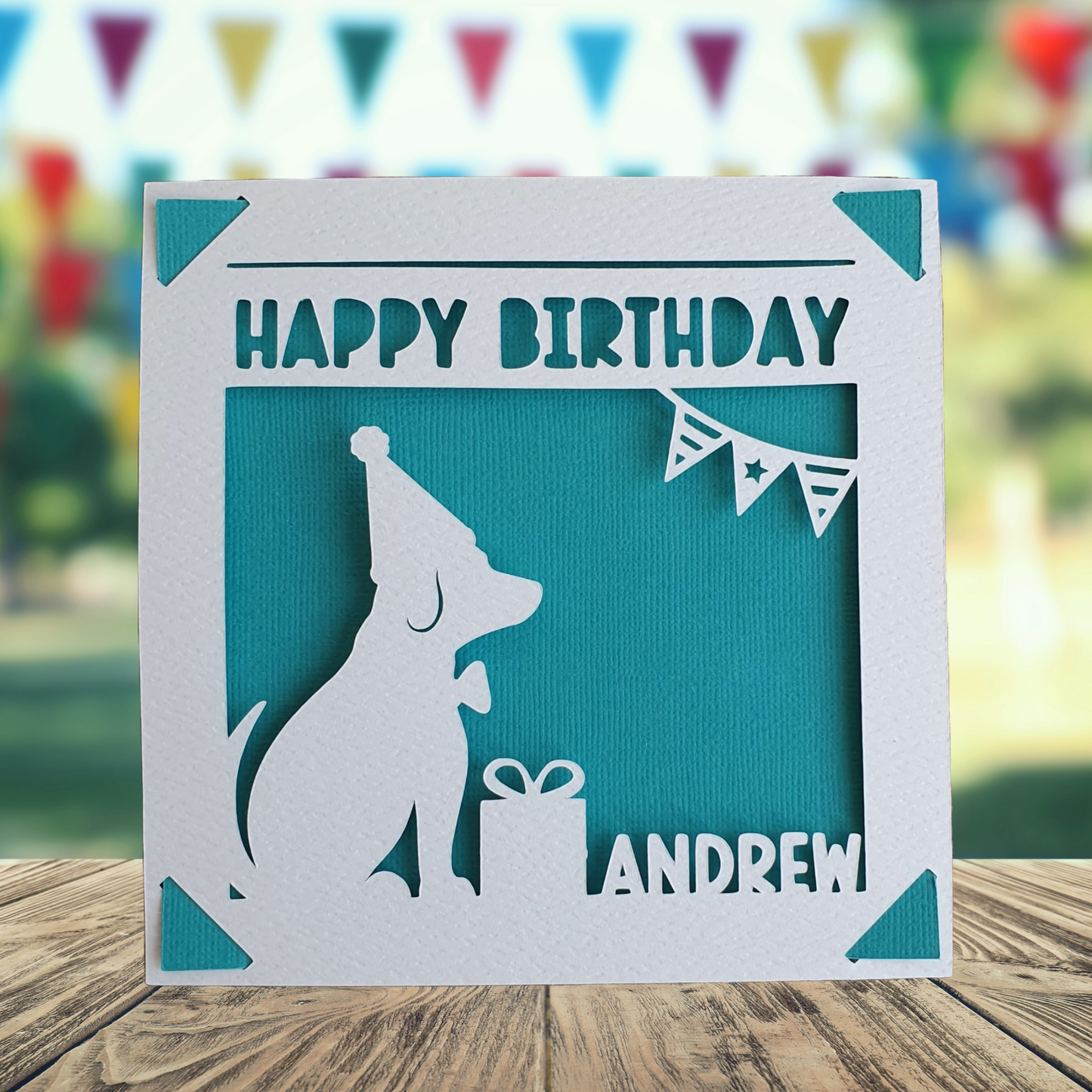 Personalised Dog Birthday Card