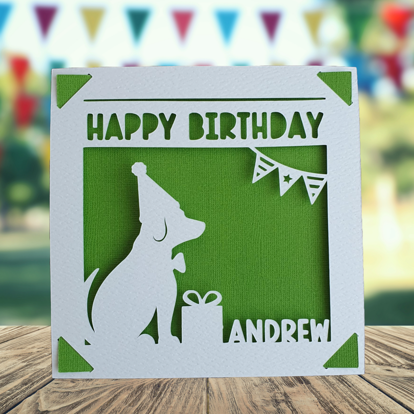 Personalised Dog Birthday Card