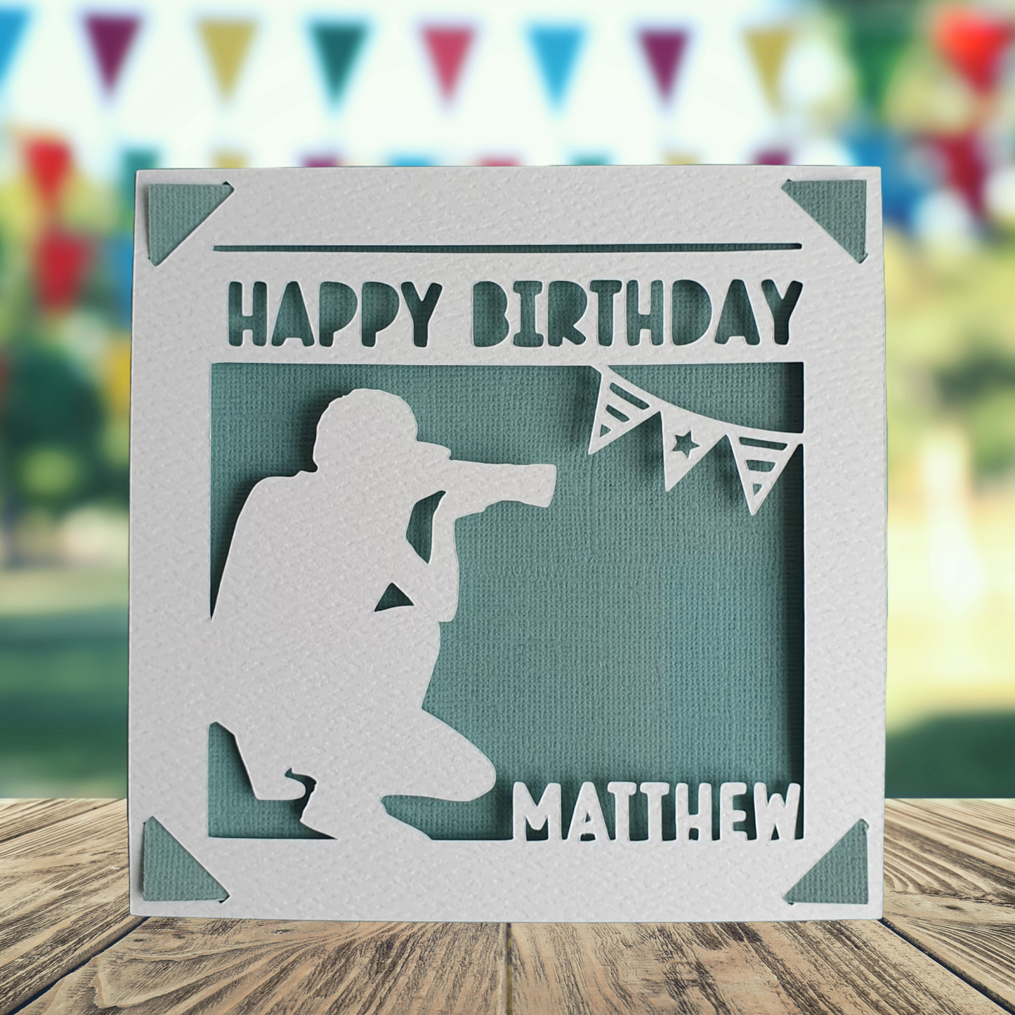 Photographer Personalised Birthday Card