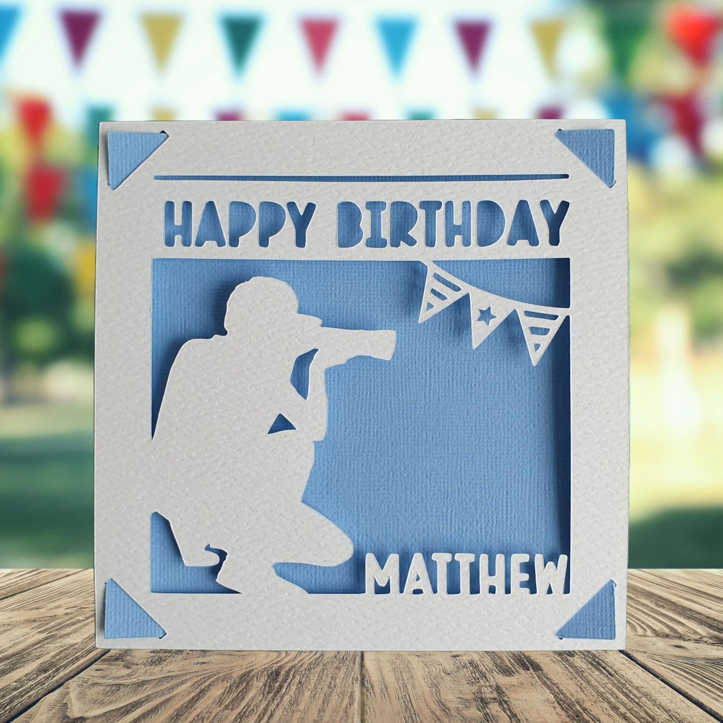 Photographer Personalised Birthday Card