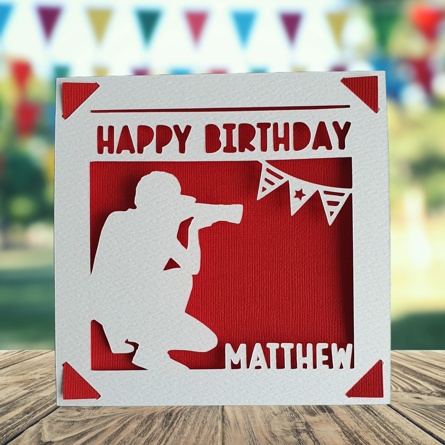 Photographer Personalised Birthday Card