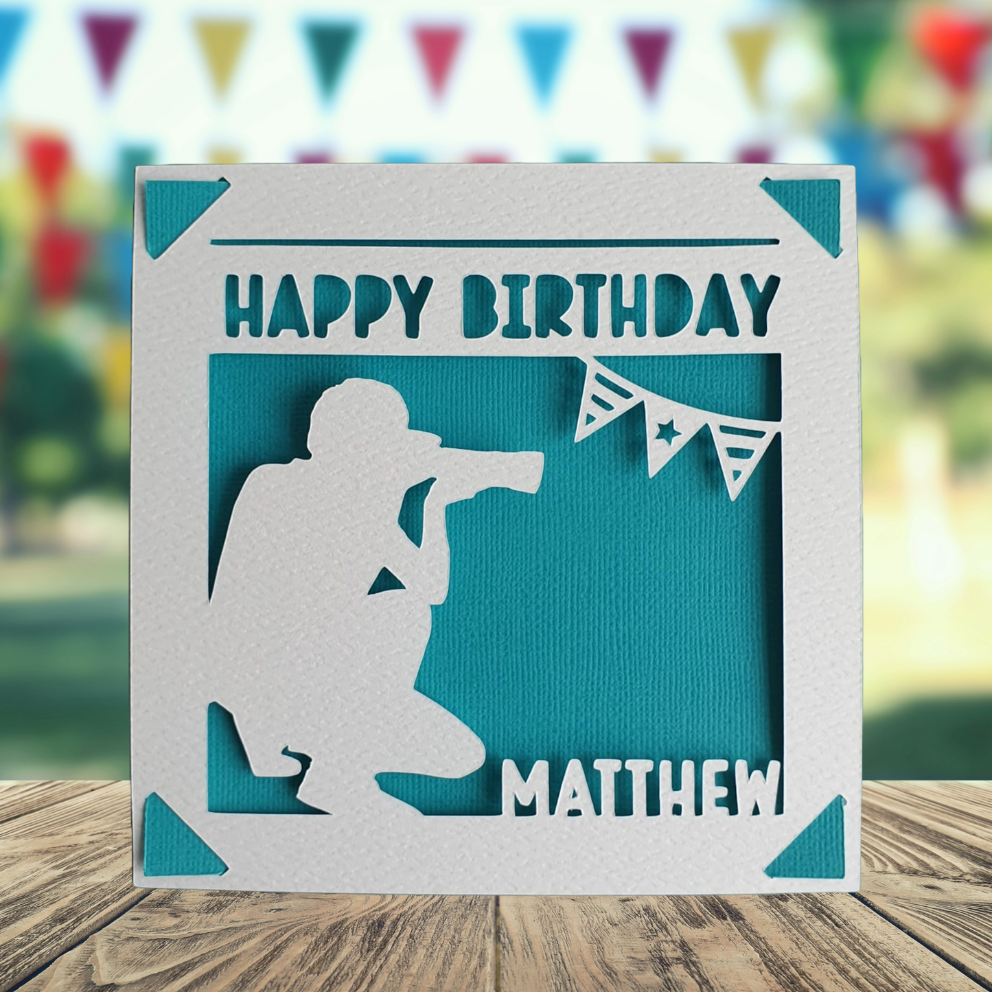 Photographer Personalised Birthday Card