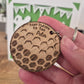 Engraved Wooden Golf Keyring