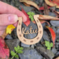 Personalised Wooden Horseshoe Gift