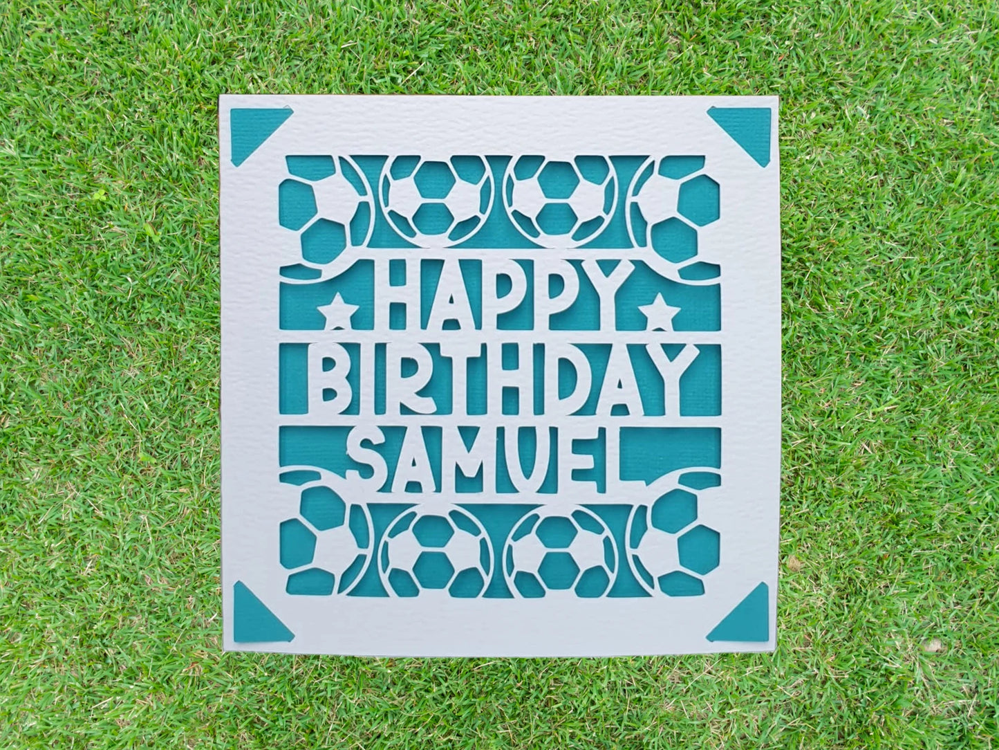 Football Personalised Birthday Card