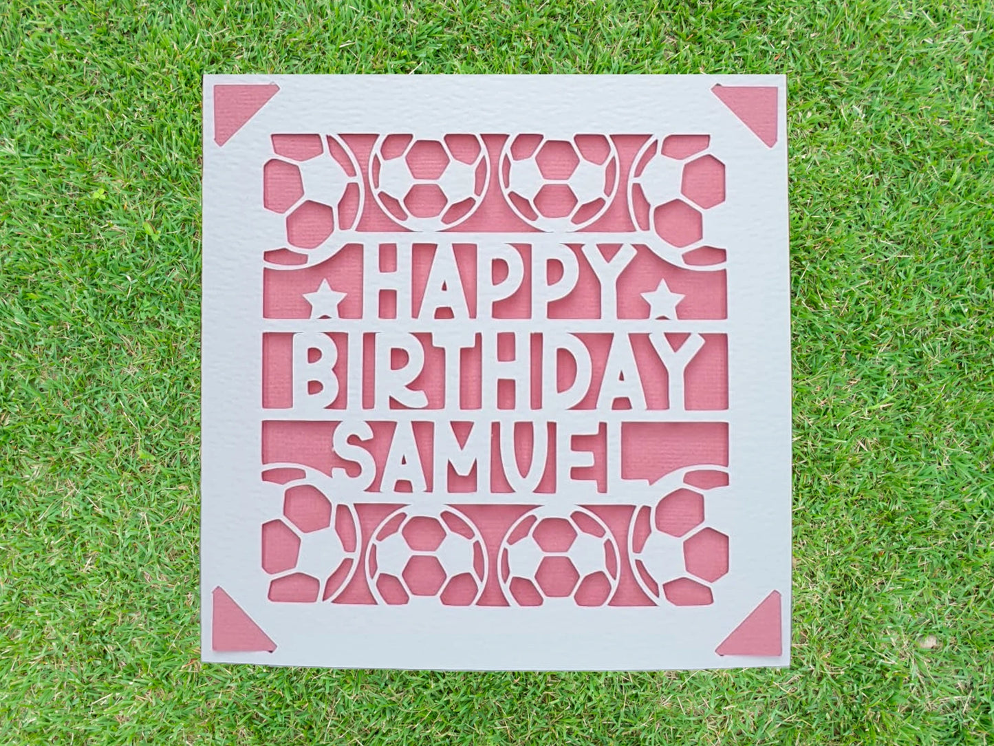 Football Personalised Birthday Card