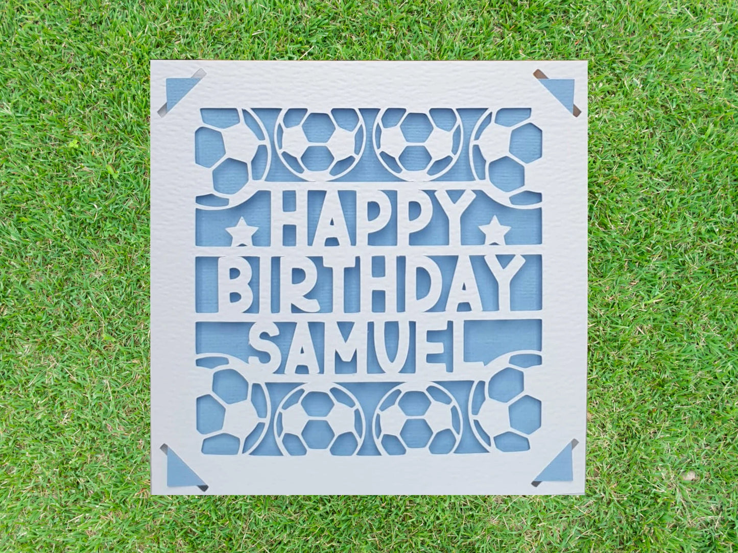 Football Personalised Birthday Card