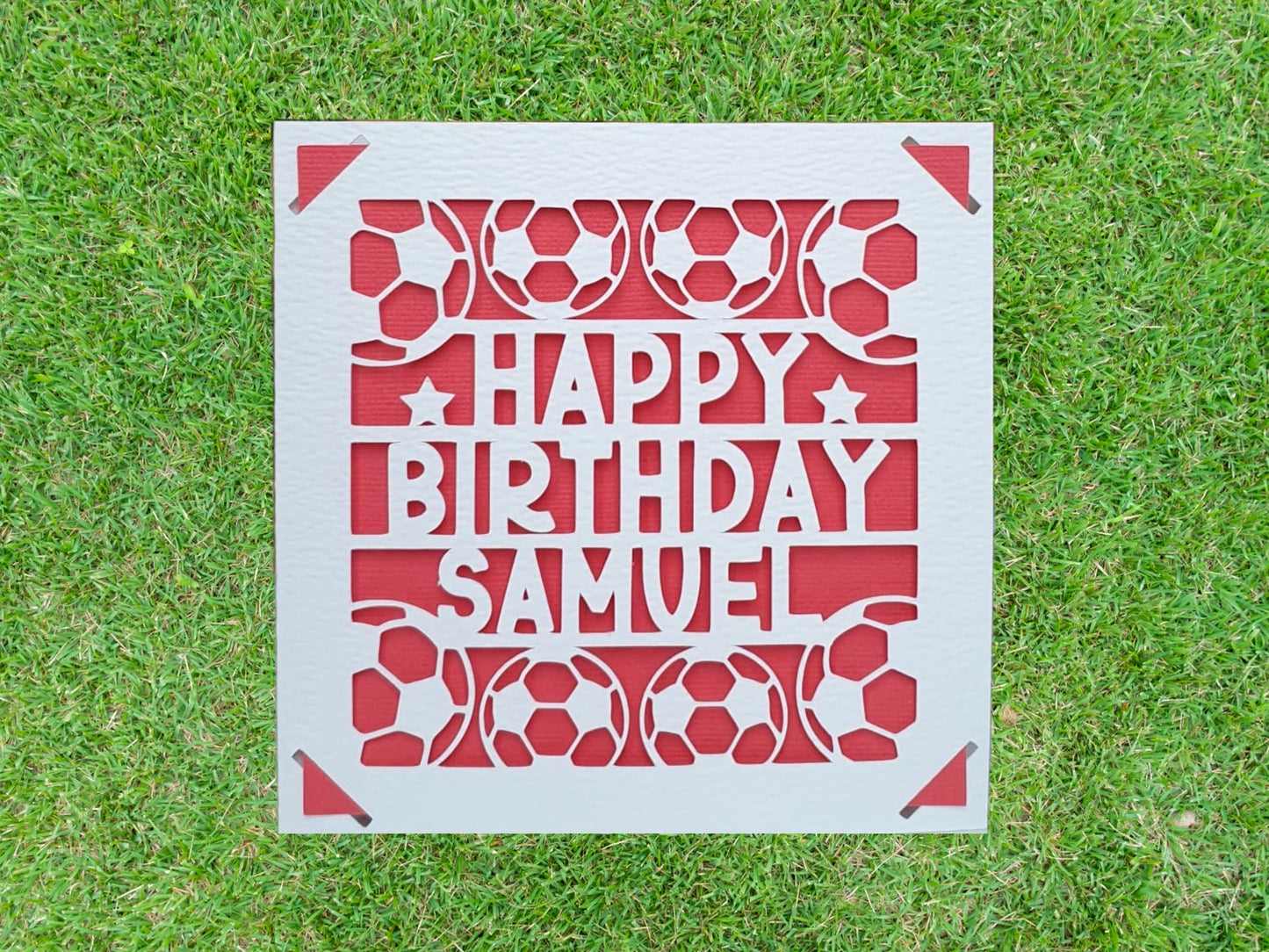 Football Personalised Birthday Card