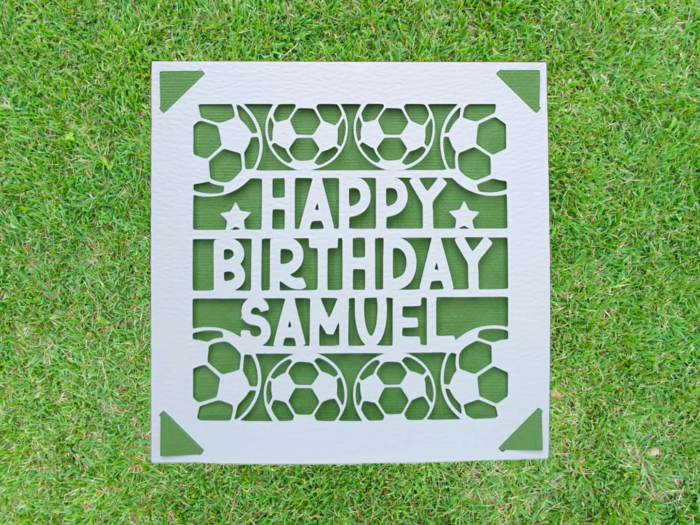 Football Personalised Birthday Card