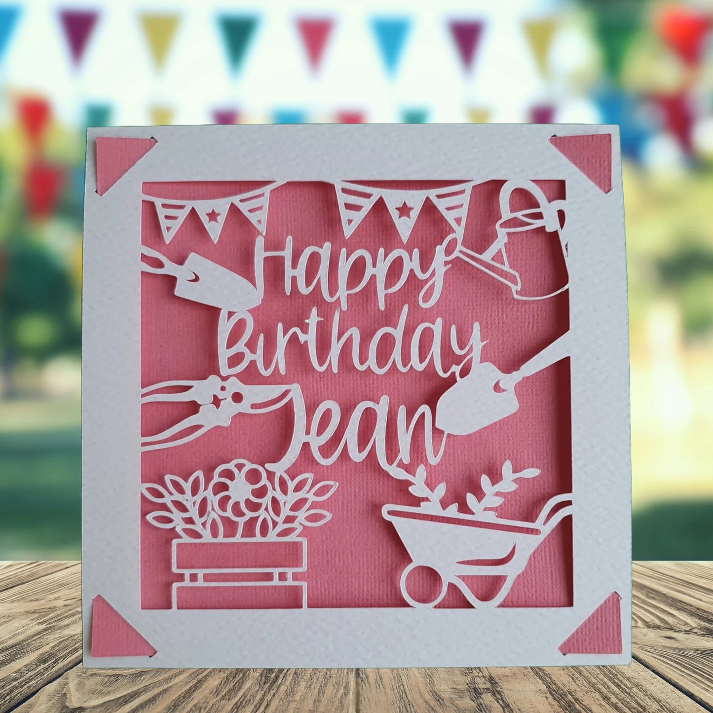 Personalised Gardening Birthday Card