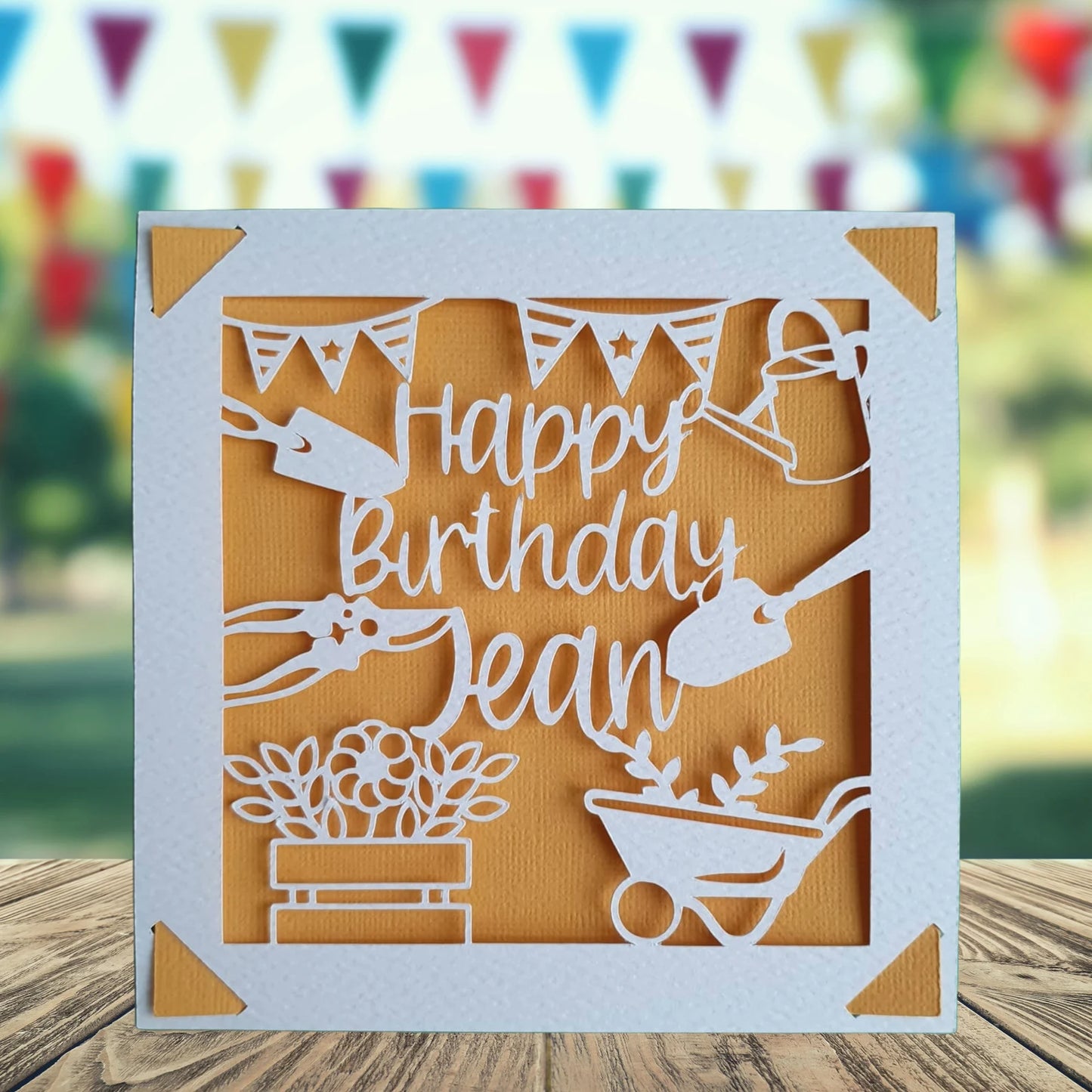 Personalised Gardening Birthday Card