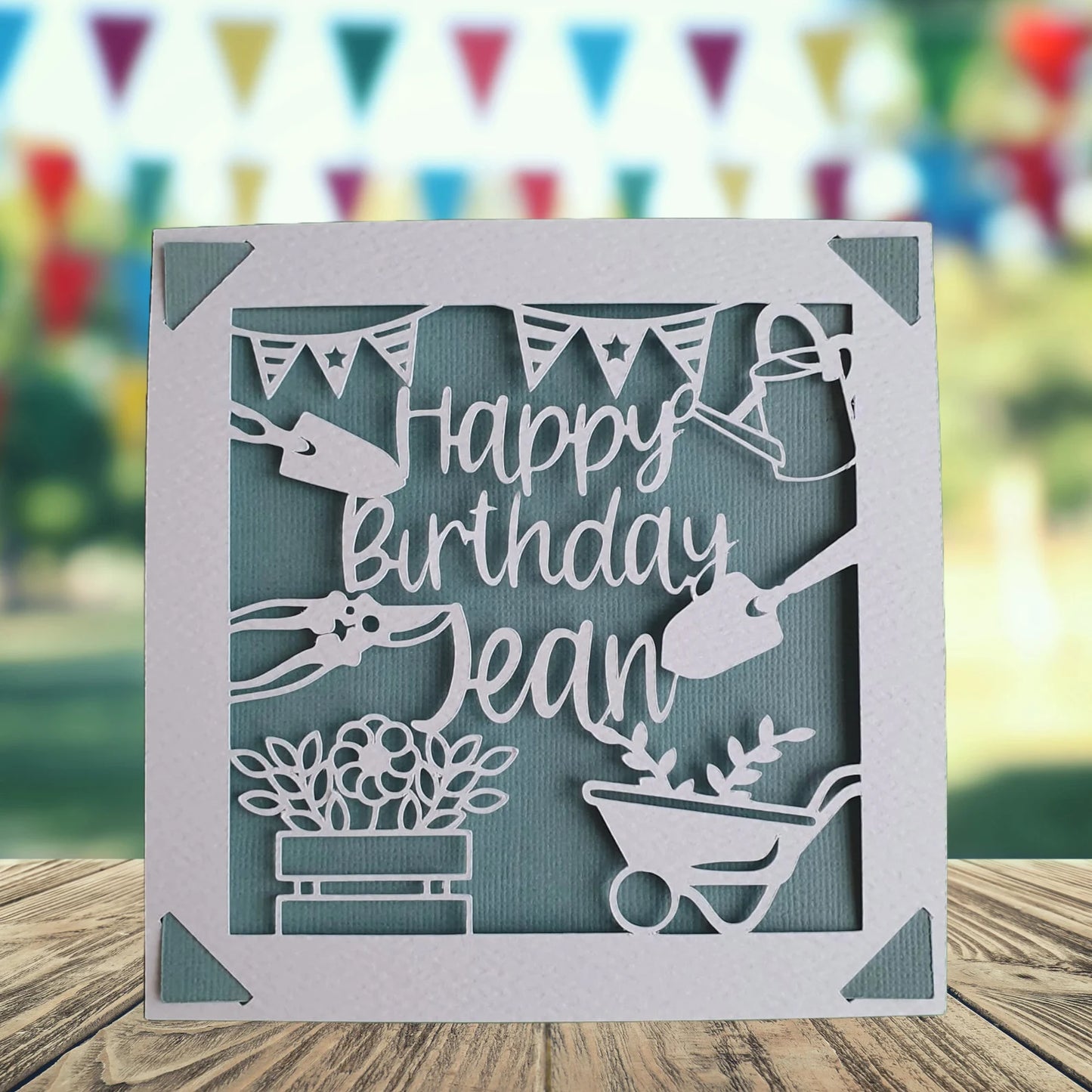 Personalised Gardening Birthday Card