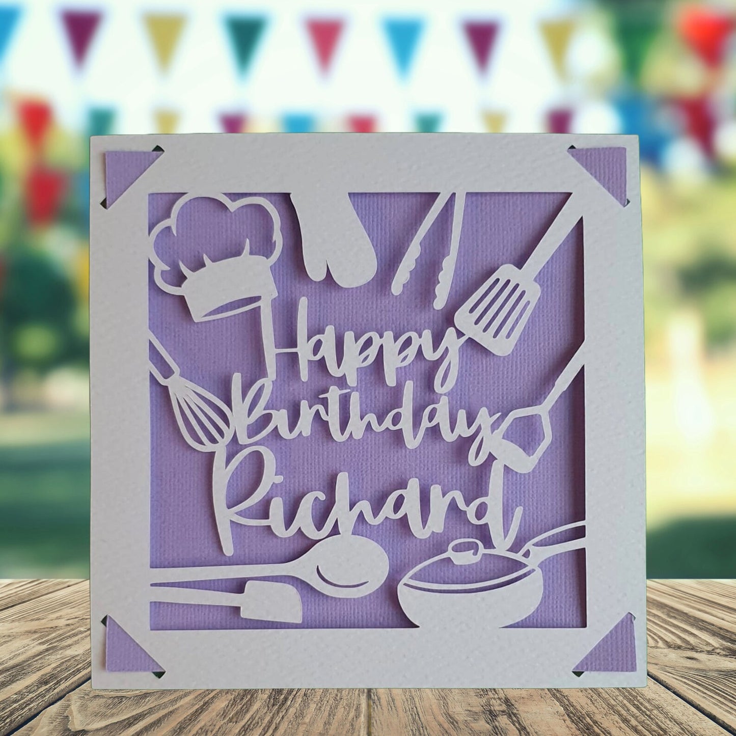 Chef Personalised Birthday Card