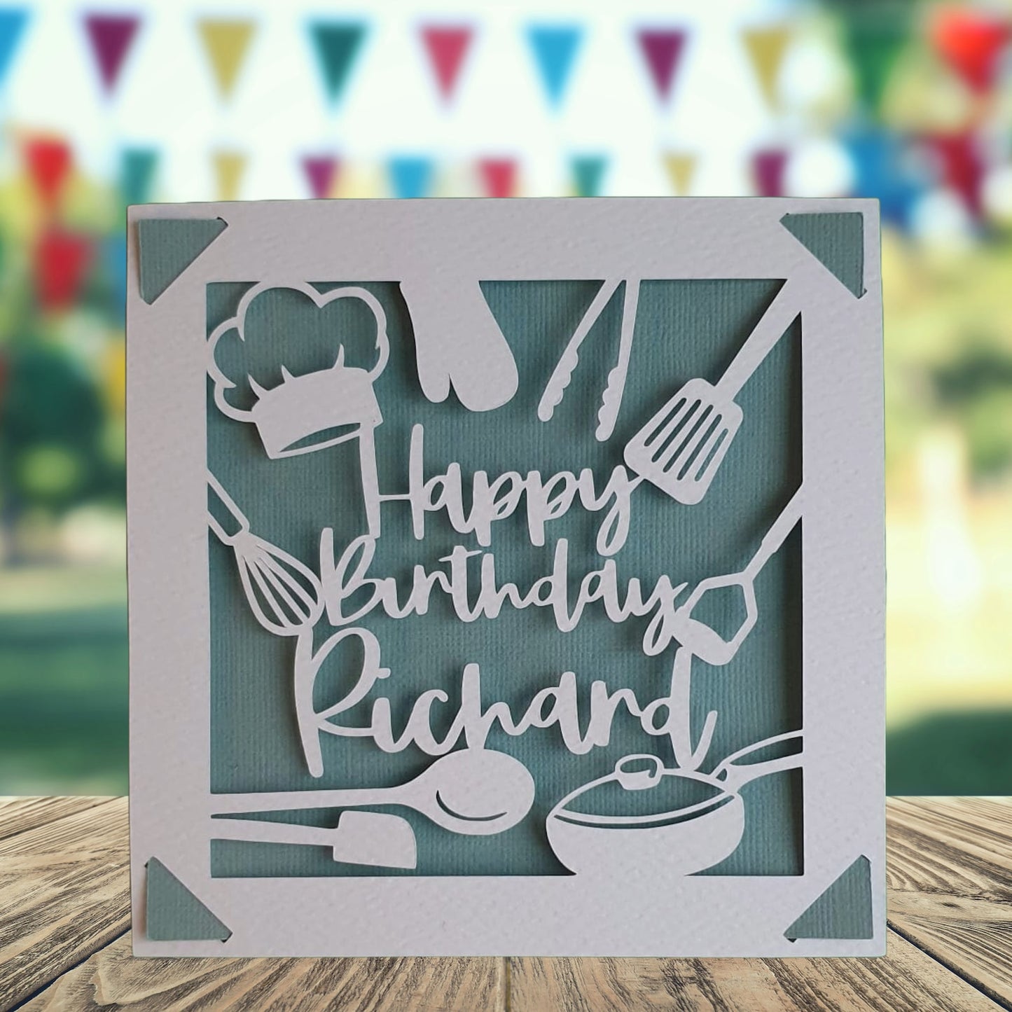 Chef Personalised Birthday Card