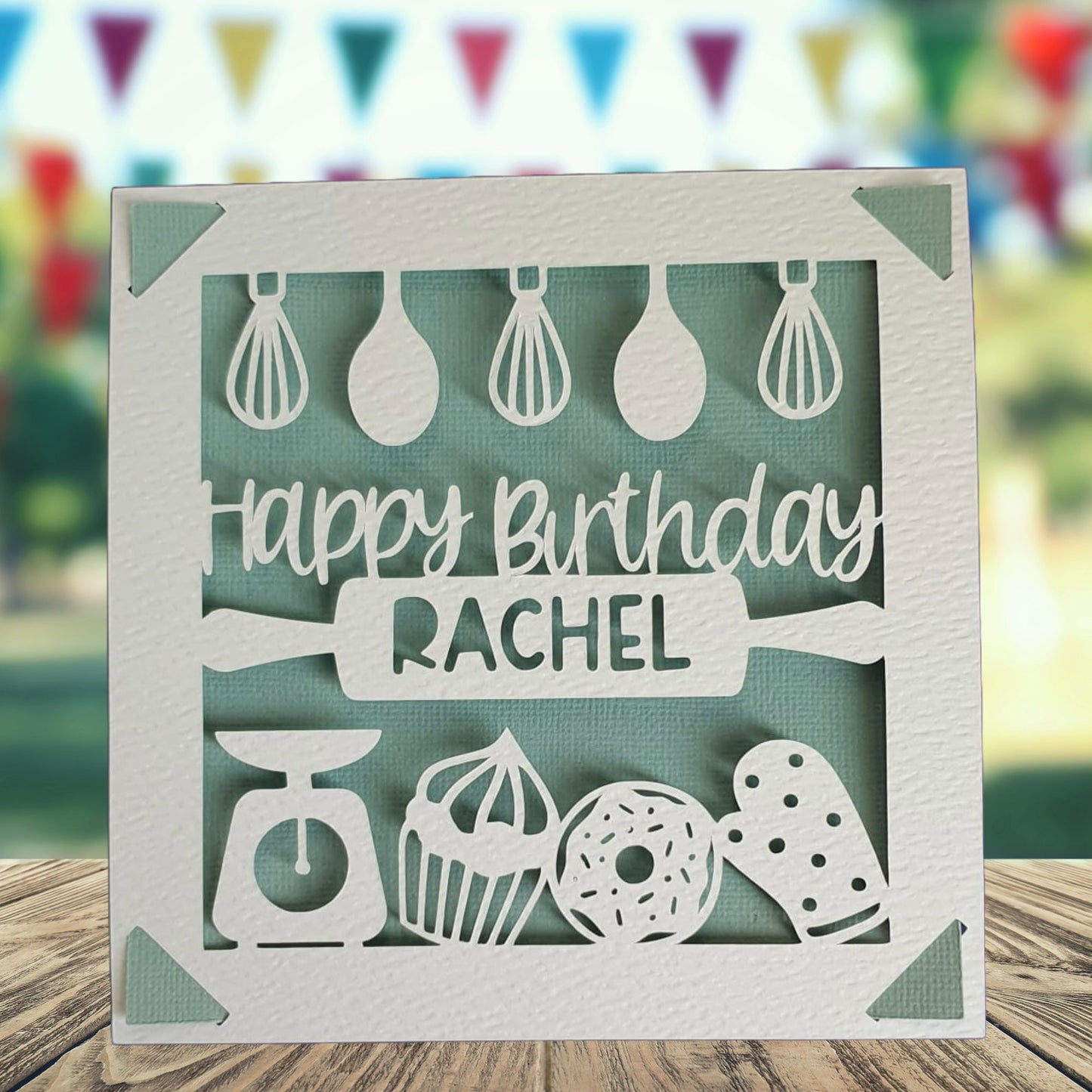 Personalised Birthday Baking Card