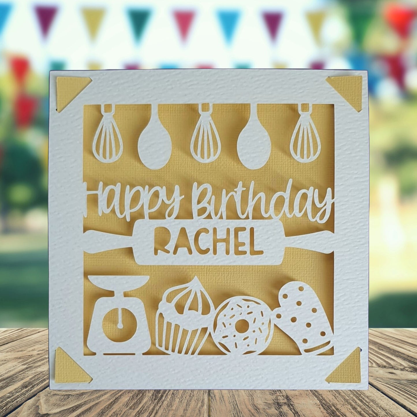 Personalised Birthday Baking Card