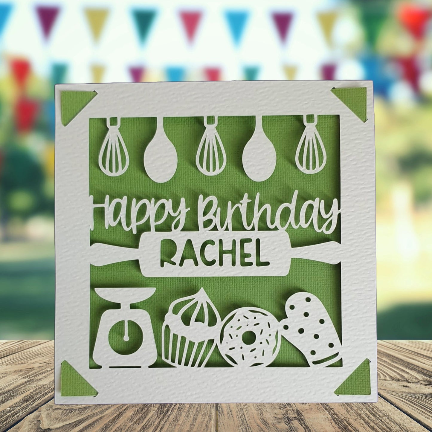 Personalised Birthday Baking Card