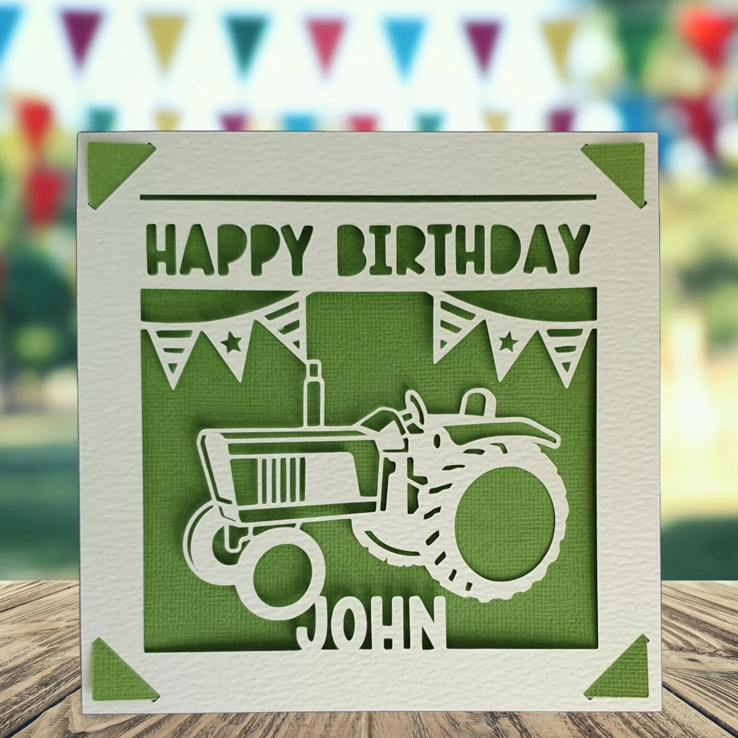 Farmer Personalised Birthday Card