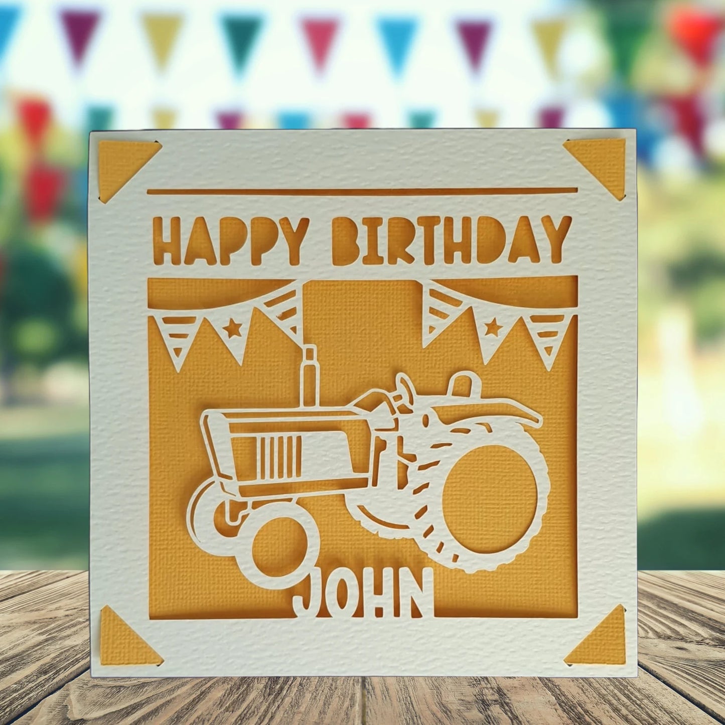 Farmer Personalised Birthday Card