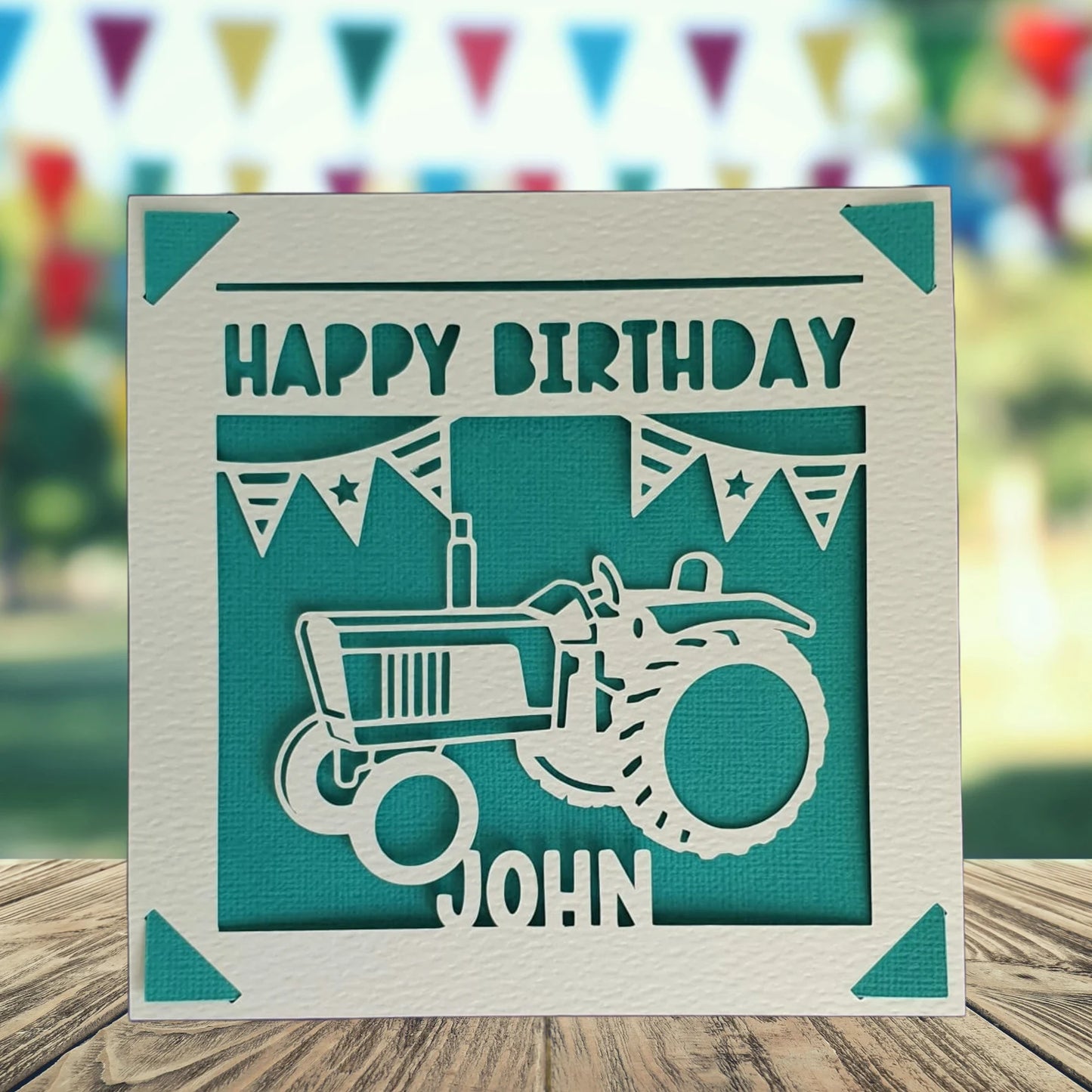 Farmer Personalised Birthday Card